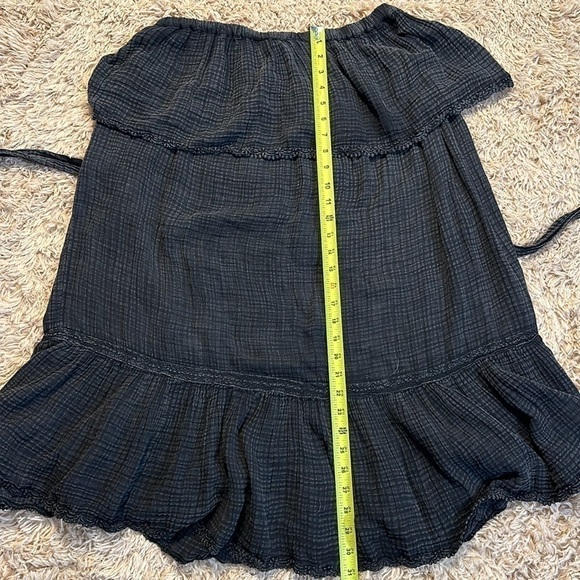 Anthropologie Black Strapless Belted Kona Dress Size Medium NWT - Picture 9 of 10